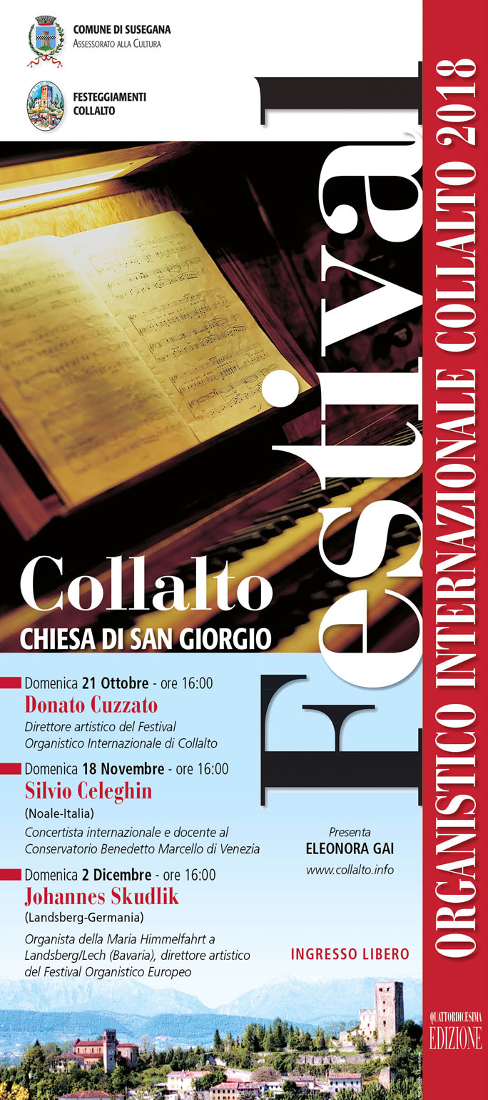 FESTIVAL ORGANISTICO INTERNAZIONALE COLLALTO 2018