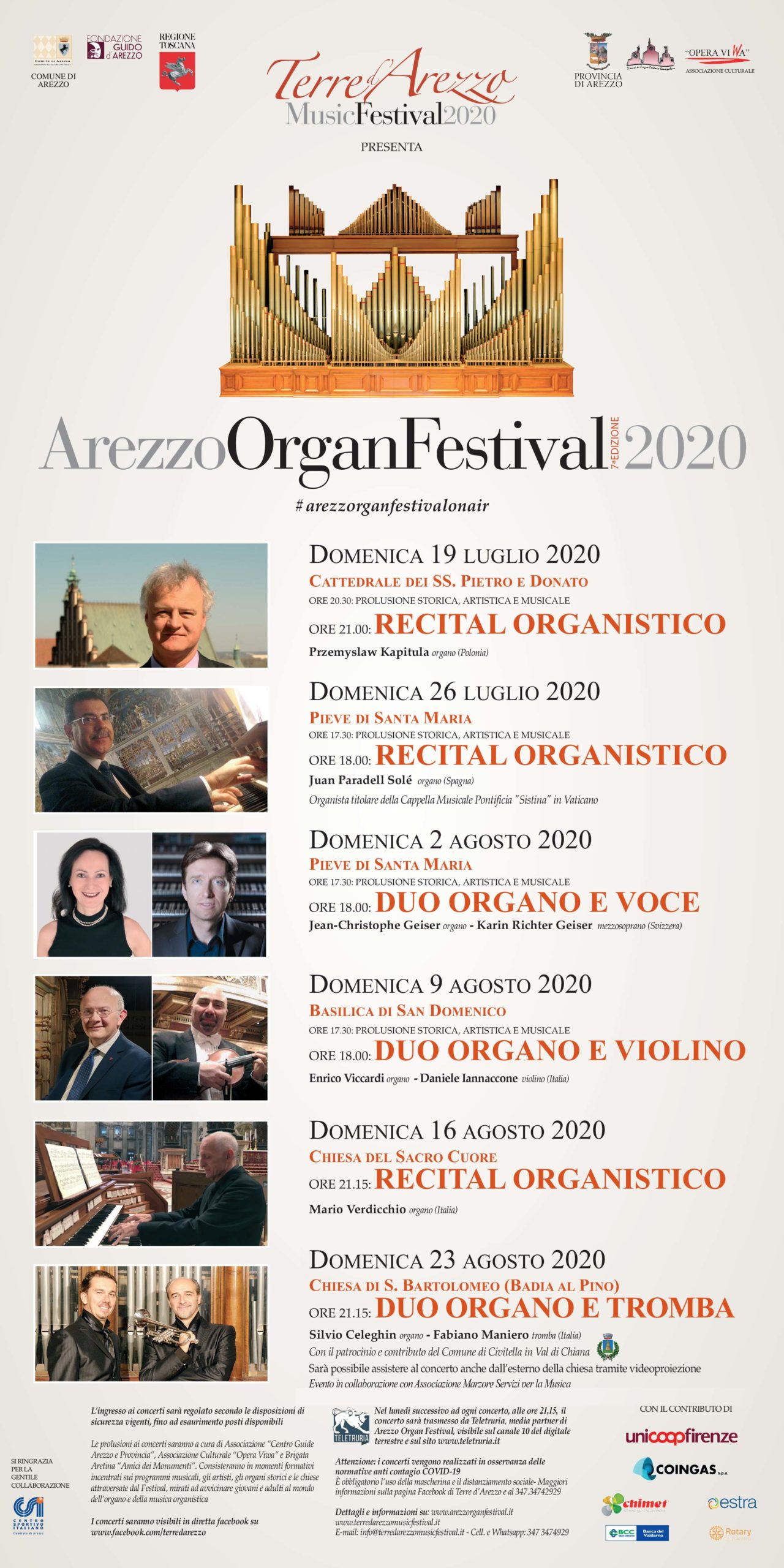 AREZZO ORGAN FESTIVAL 2020